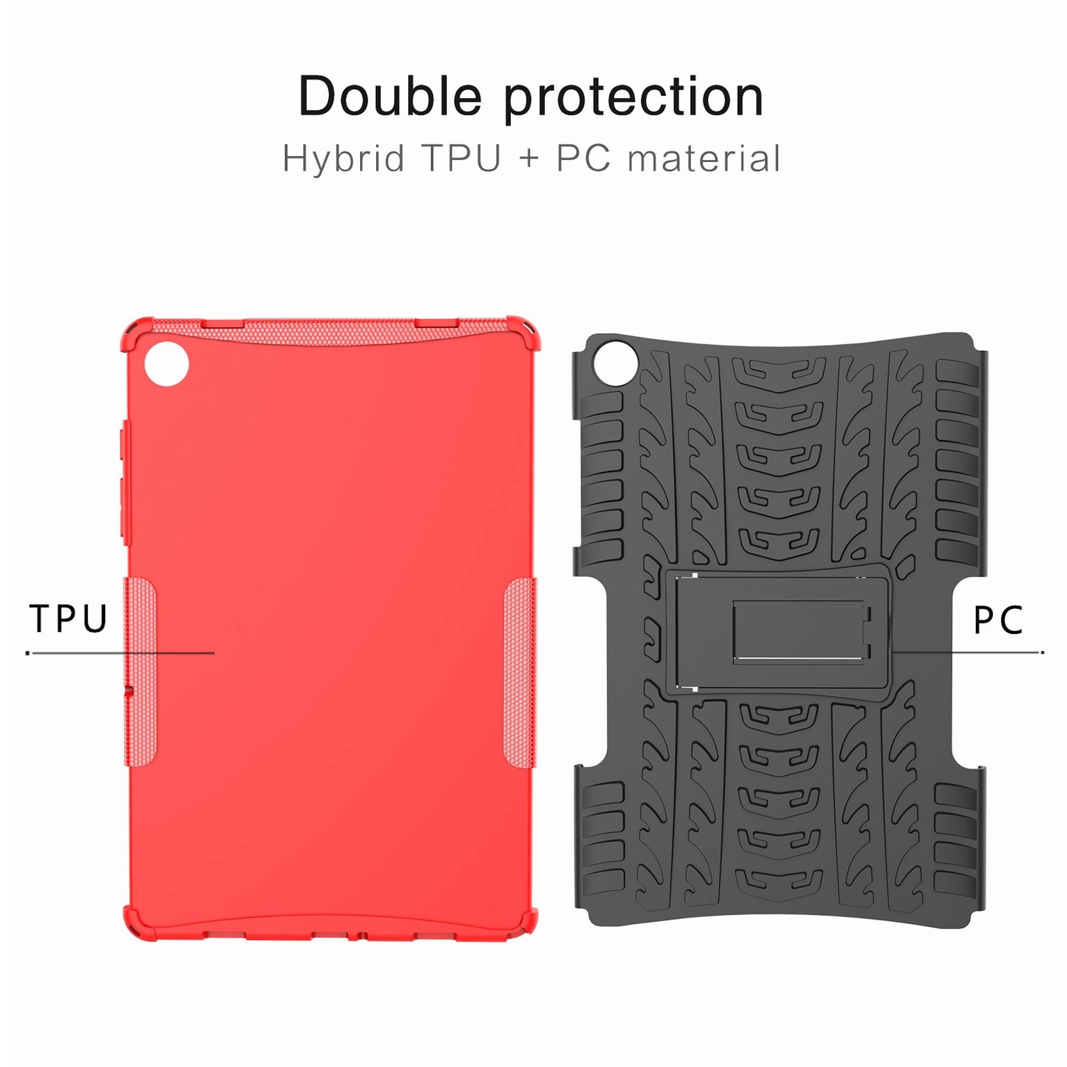 Für Samsung Galaxy Tab A11 Plus aufstellbare Textur TPU Tablet Hülle-3