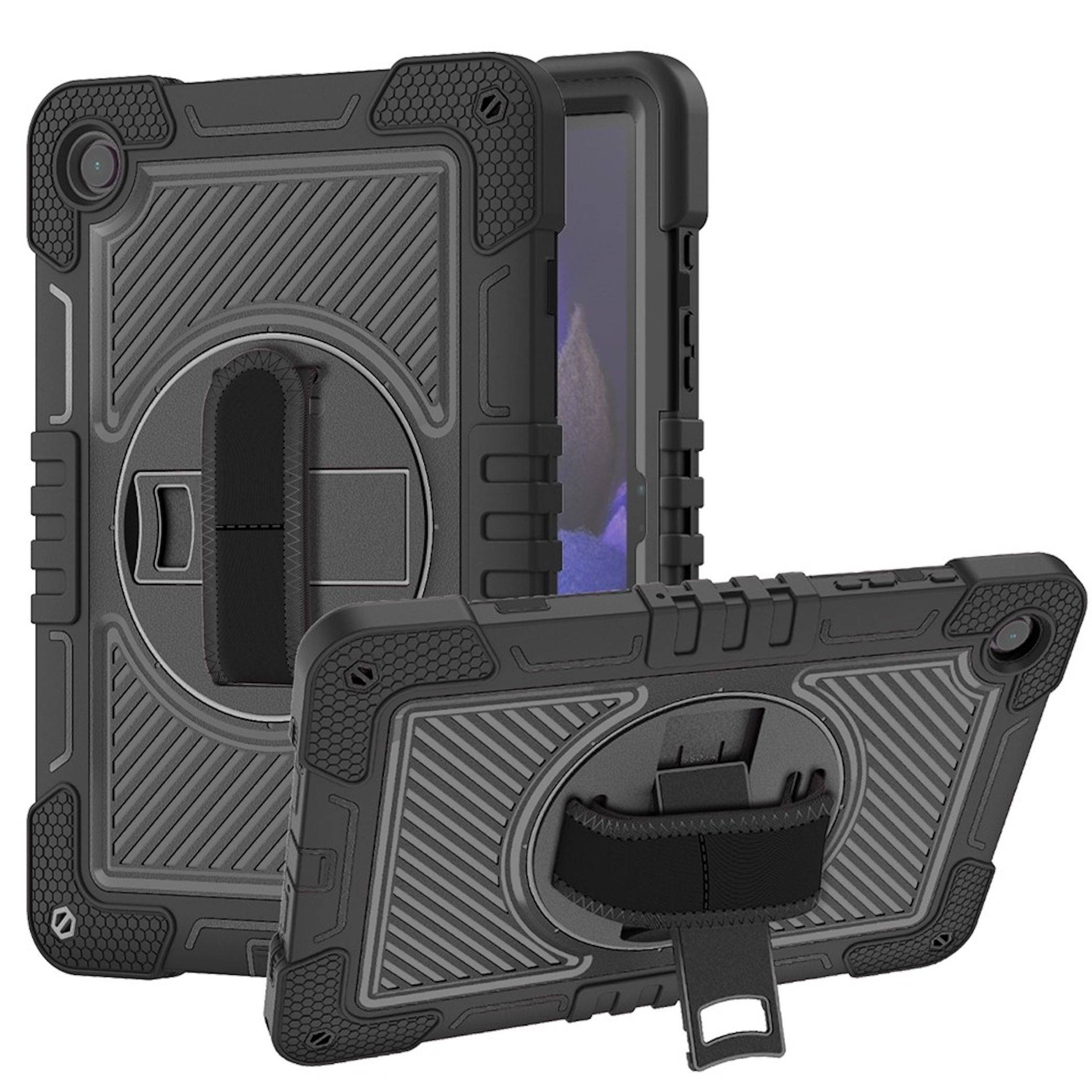 Für Samsung Galaxy Tab A11+ Plus / A9+ Plus 360 Grad Hülle Schwarz-2