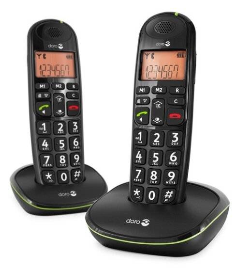 DORO PhoneEasy 100W Duo - Schnurlostelefon mit Rufnummernanzeige-5