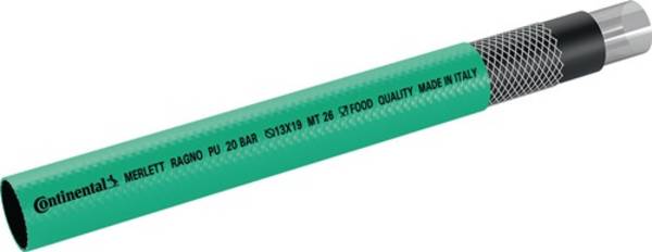 ContiTech Luftfedersysteme GmbH Gewebeschlauch Ragno PU ID 8mm AD 12mm L.60m grün CONTINENTAL 5910001653