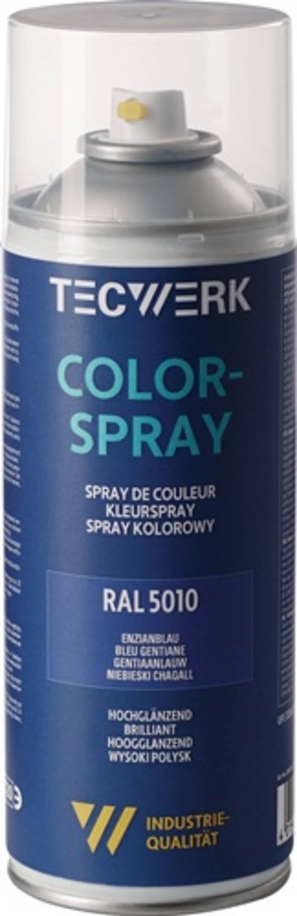Colorspray blau hochglänzend RAL 5010 400ml Spraydose TECWERK
