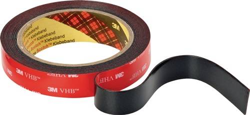Montageband VHB Tape 5952F schwarz L.33m B.19mm Rl.3M-1