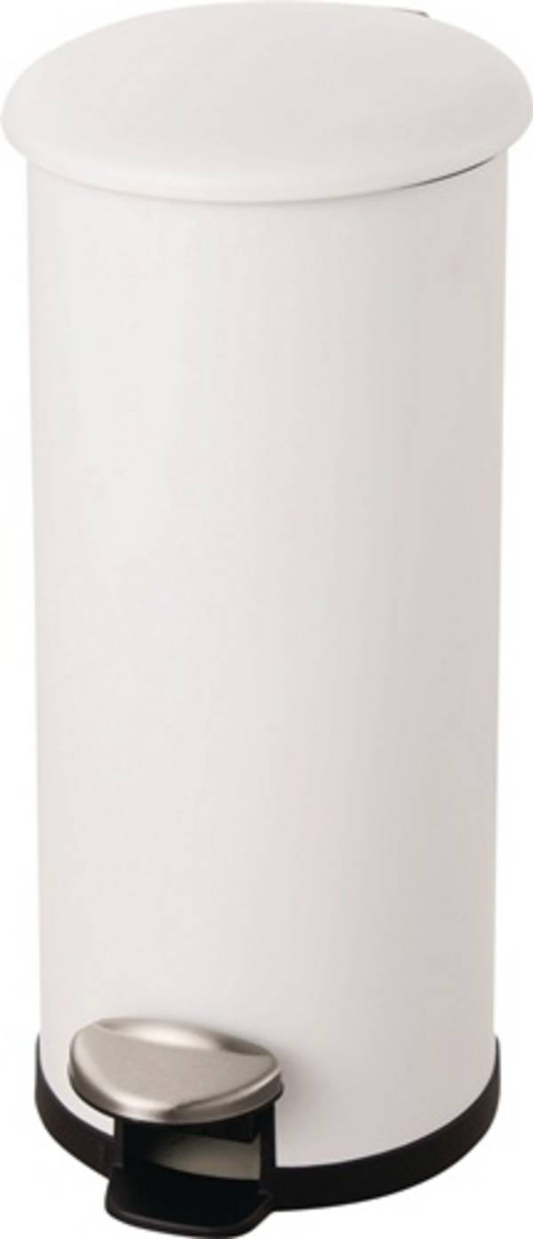 Tretabfallsammler Helit the zinc 20l D239xH566mm Stahl,pulv.weiß HELIT