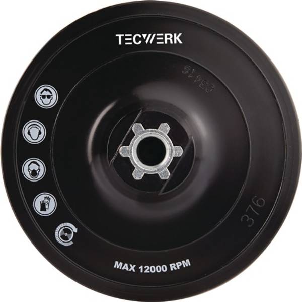 Stützteller D.115mm M14 kletthaftend TECWERK