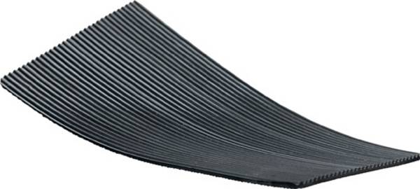 Möller-Industrietechnik GmbH Gummifeinriefenmatte B.1m L.10m D.3mm schwarz NR/SBR o.Gewebeeinlage Rl. 0-25-0023