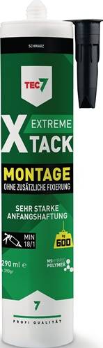 Novatech Deutschland GmbH Montagekleber X-TACK schwarz 290ml TEC7 534515217-0