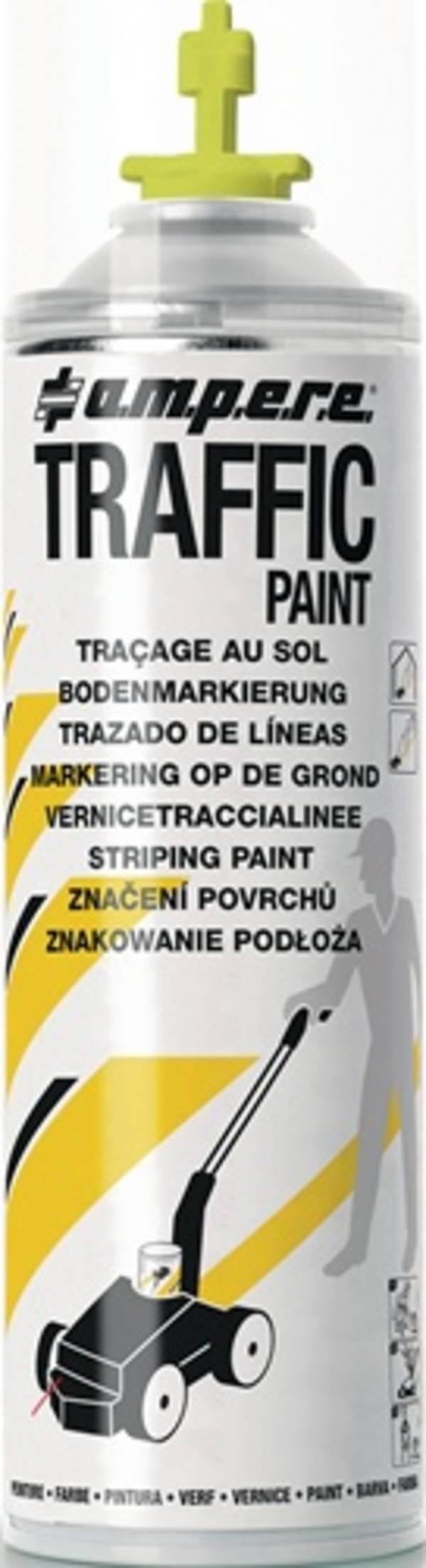 A. M. P. E. R. E. Deutschland GmbH Bodenmarkierspray TRAFFIC PAINT® 500ml gelb AMPERE 10603