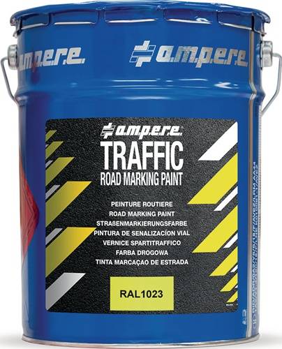 A. M. P. E. R. E. Deutschland GmbH Straßenmarkierungsfarbe Traffic Road Marking Paint 5kg gelb AMPERE 10625-4