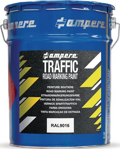 A. M. P. E. R. E. Deutschland GmbH Straßenmarkierungsfarbe Traffic Road Marking Paint 5kg weiß AMPERE 10623-4