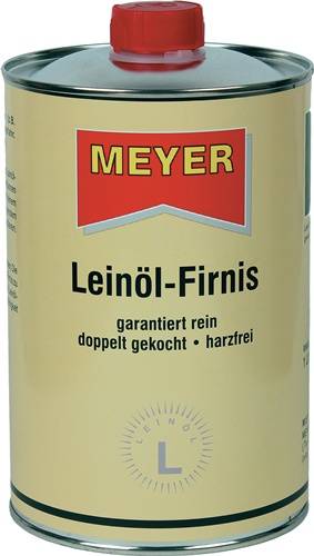 Meyer-Chemie GmbH & Co. KG Leinöl-Firnis honigfarben 1l Dose MEYER 6600.0001.005-1