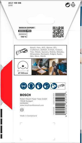 Robert Bosch Power Tools GmbH Segmentsägeblatt/-Satz PRO ACZ 100 BB D.100mm Starlock BOSCH 2608669118-4