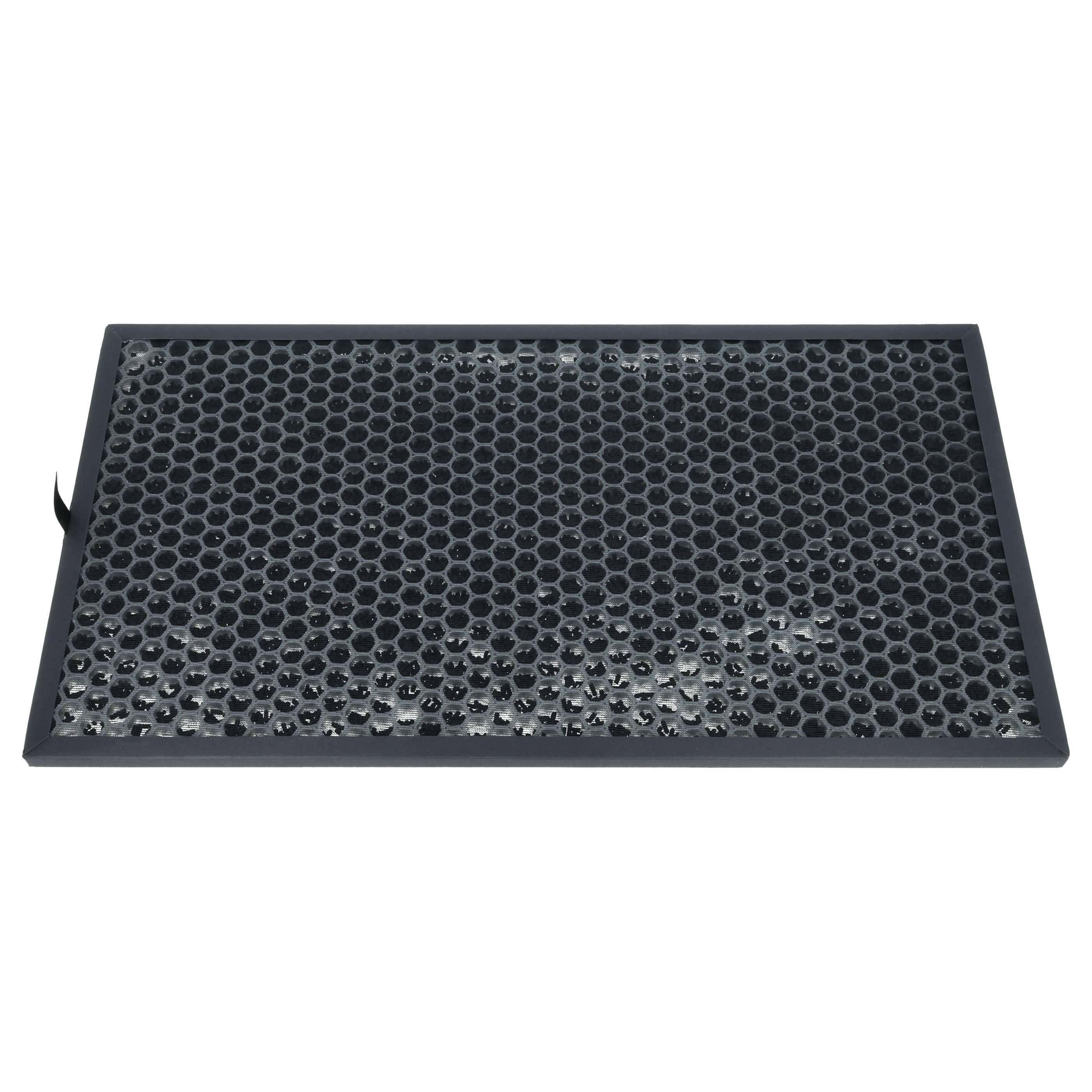 vhbw Aktivkohlefilter kompatibel mit Sharp KC-860E | KC-C150E Luftreiniger - Luftfilter Schwarz-2