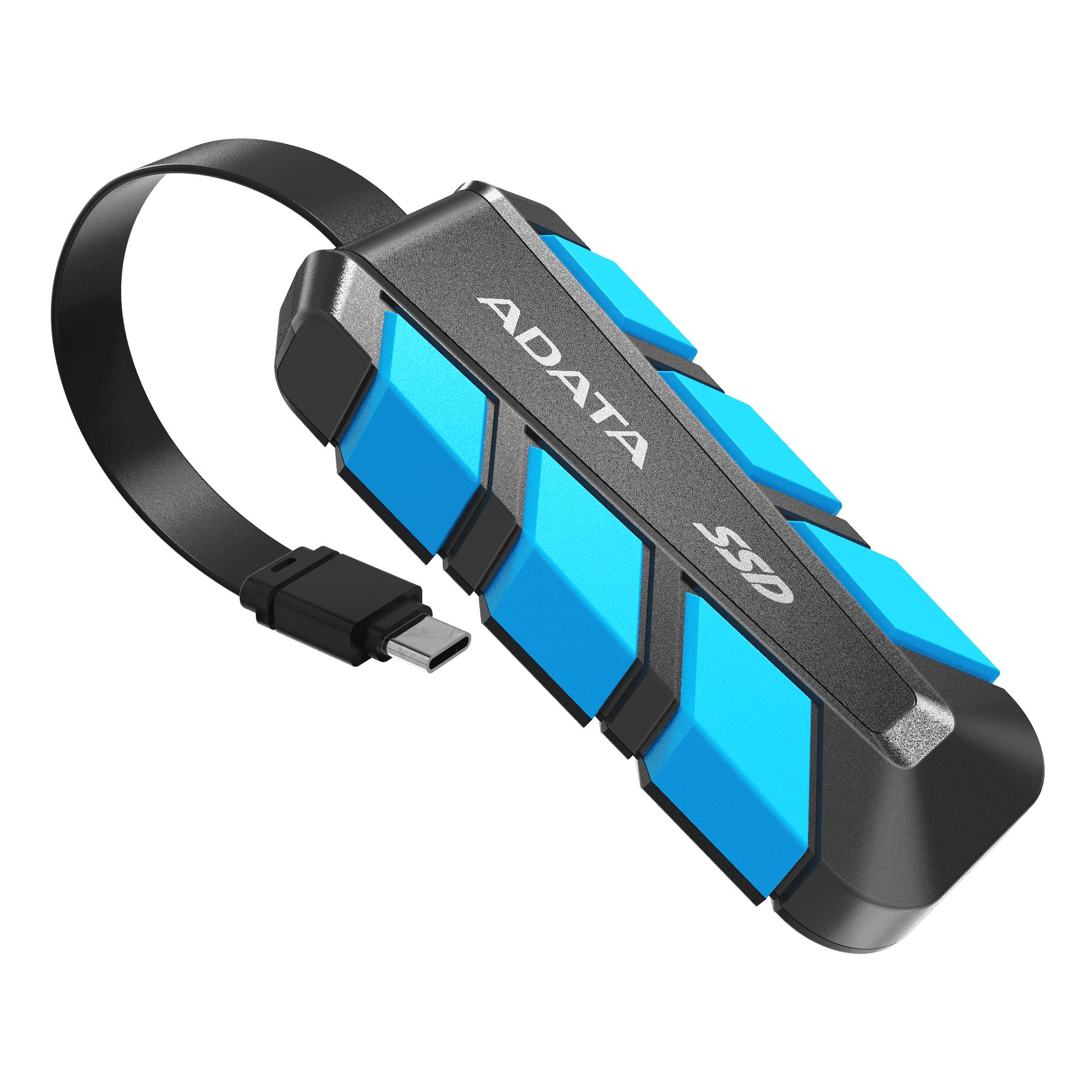 ADATA - External SC740 Externe SSD schwarz/blau USB-C 3.2 Gen 2 10-4