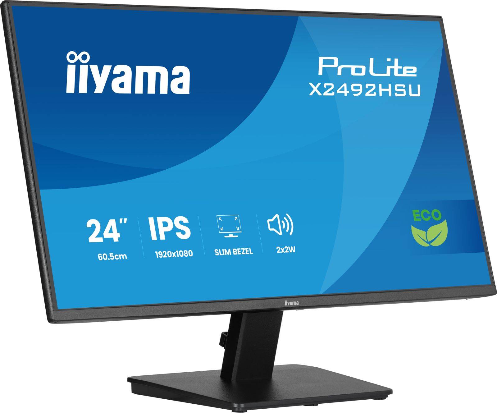 iiyama ProLite X2492HSU-B1 Monitor 60,5 cm (24"") X2492HSU-B1-4