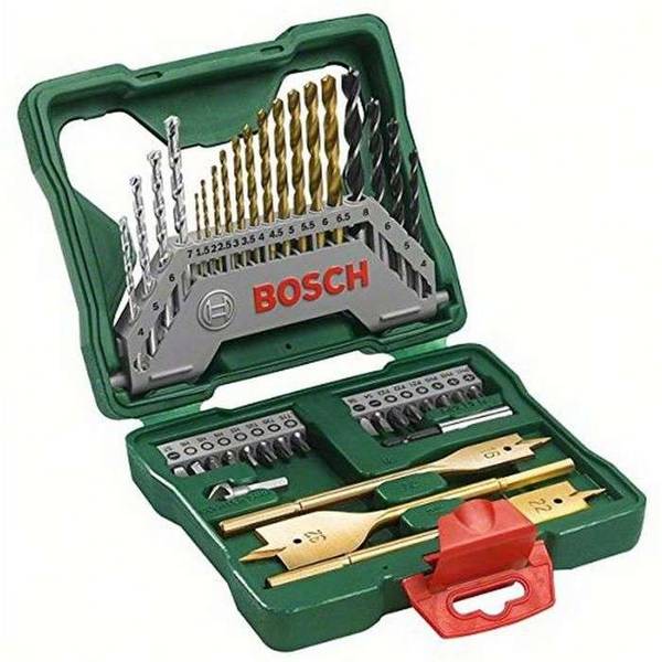 Bosch 40tlg.X-Line Titanium-Set Holzbohrer Metallbohrer Steinbohrer Kegelsenker