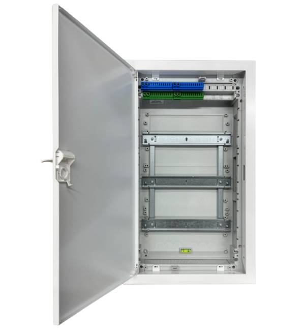 Aufputzkleinverteiler POLARIS 3-reihig mit Steckklemme