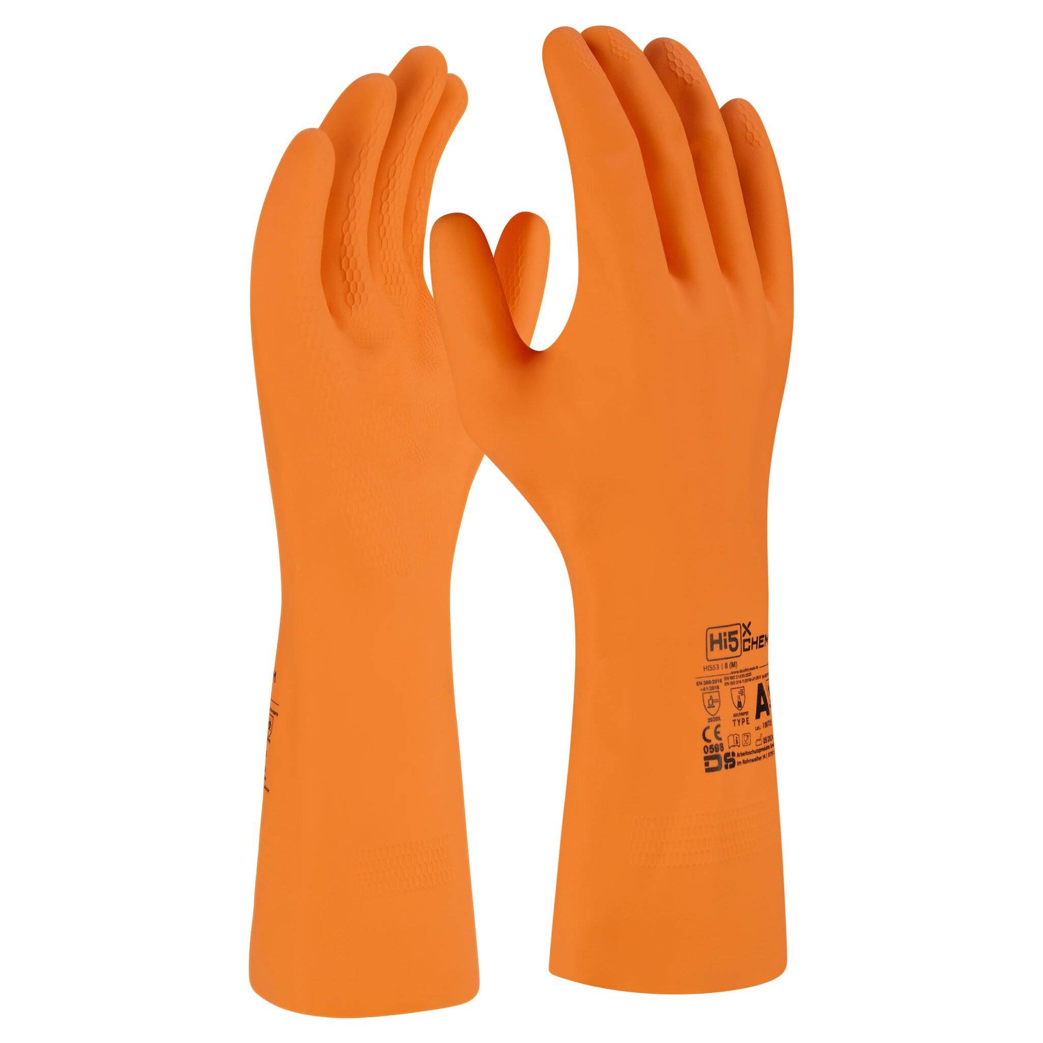 Hi5 X Chem Handschuhe Typ A AKLMNPST, orange-0