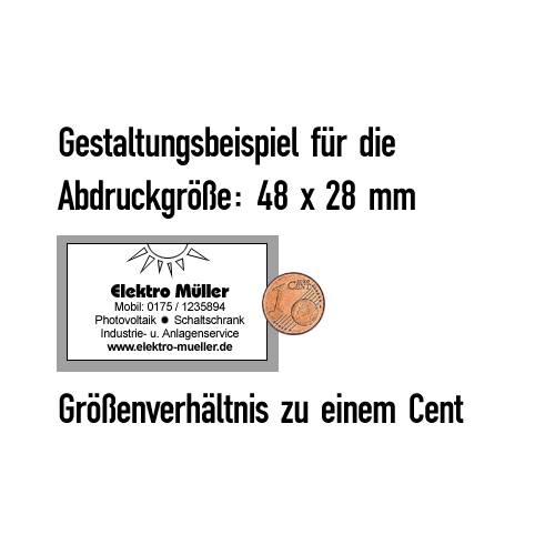Ersatzkissen für Trodat Printy 4929, schwarz-3