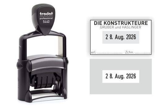 Ersatzkissen für Trodat Professional 5203 und Dater 5440, grün-0