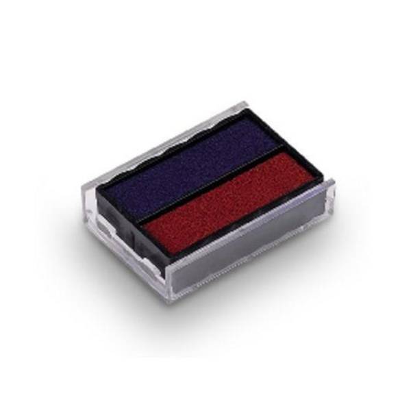 Ersatzkissen für Trodat Printy 4850 und 4850/L, zweifarbig blau/rot