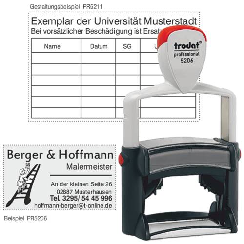 Ersatzkissen für Trodat Professional 5211 und 54110, rot-2