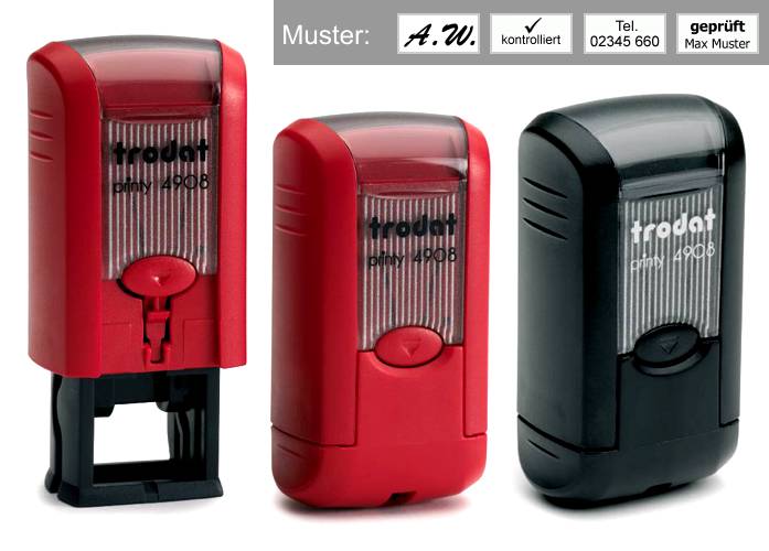 Ersatzkissen für Trodat Line Printy 4908, rot-1