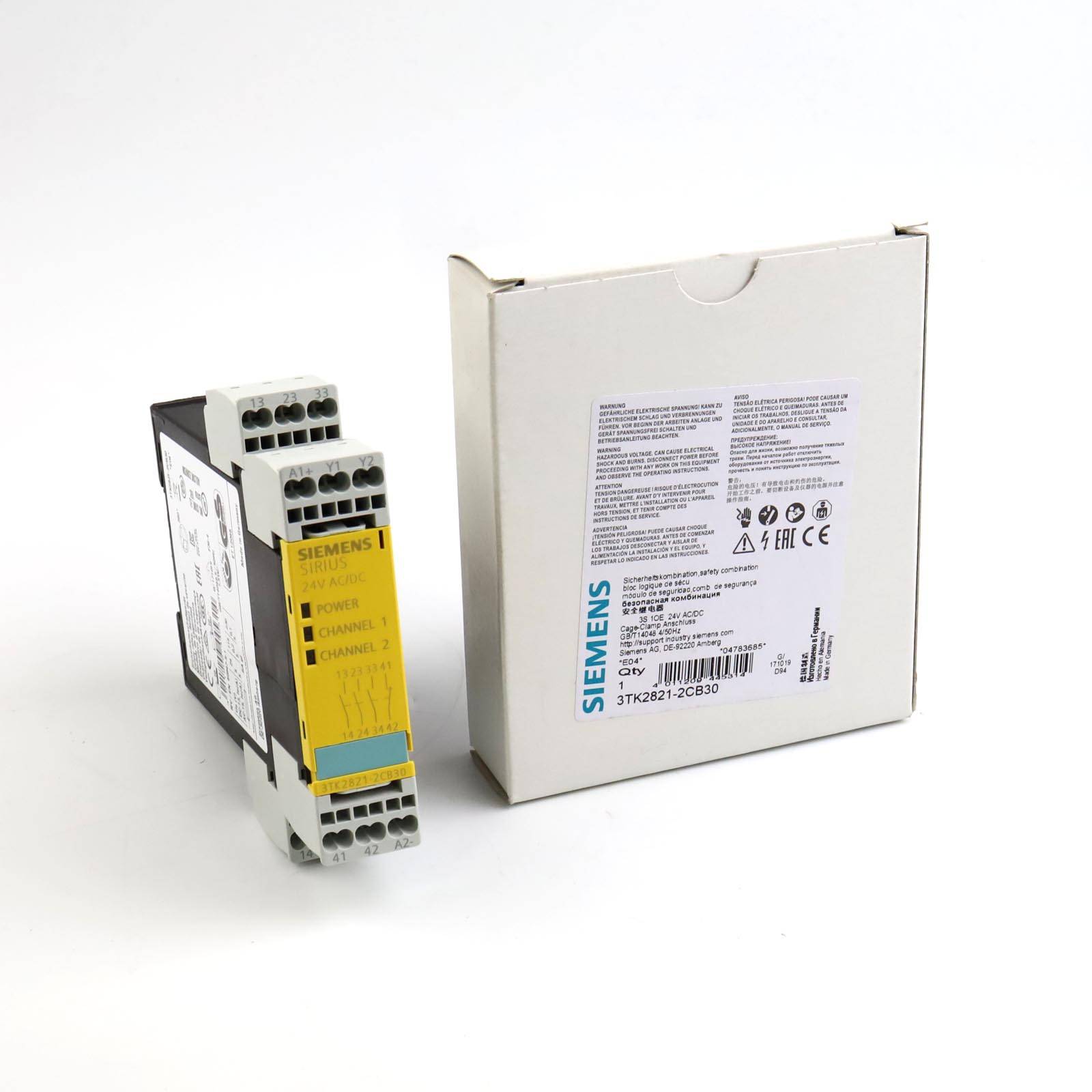 Siemens Sicherheitsschaltgerät 3TK2821-2CB30 OVP-0