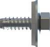Fassadenbauschraube FABA-BZ Sechskantkopf mit Dichtscheibe E22 6,3 x 19 mm - 100 Stück