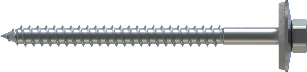 Fassadenbauschraube FABA-A Sechskantkopf mit Dichtscheibe E22 6,5 x 100 mm - 100 Stück-0