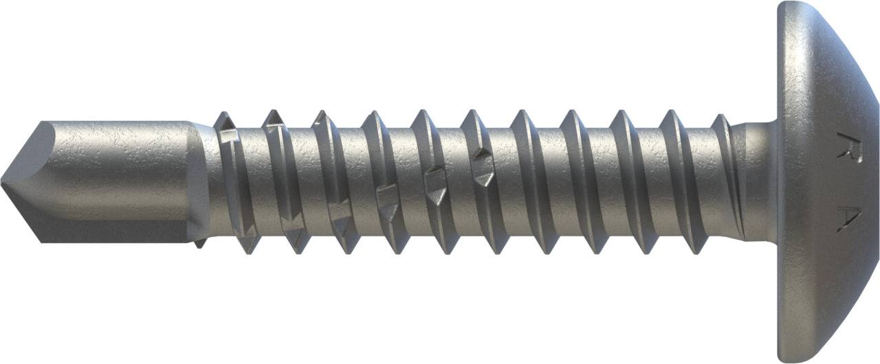 Bohrschraube RP-K-FK Bimetall Flachrundkopf Vollgewinde 4,8 x 25 mm - 100 Stück-0