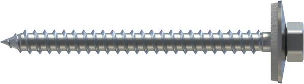 Fassadenbauschraube FABA-A Sechskantkopf mit Dichtscheibe E22 6,5 x 50 mm - 100 Stück