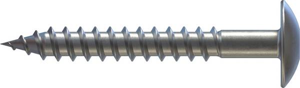Fassadenplattenschraube FPS Edelstahl A2 ohne Kopflackierung 4,8 x 38 mm - 100 Stück