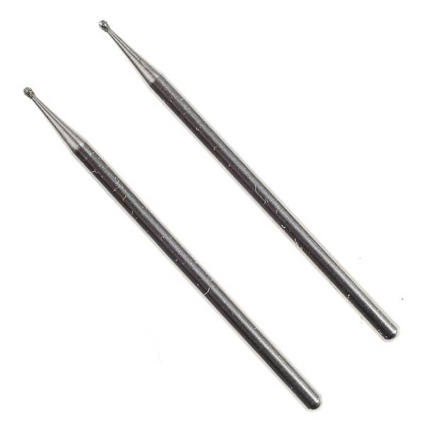 Proxxon 28212 Diamantschleifstifte, Kugel 1,0 mm 2 Stück