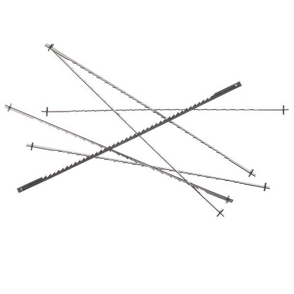 Proxxon 28743 12 Sägeblätter mit Querstift, Z-18 hne auf 25 mm), 12 Stück