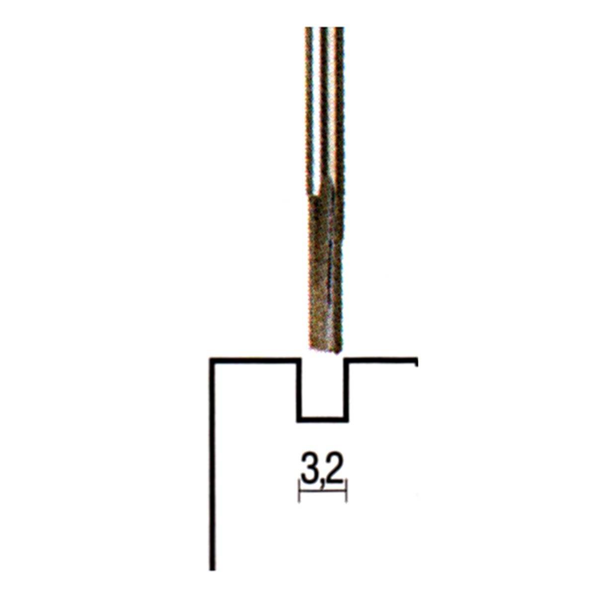 Proxxon Micromot 29 024 Nutfräser Produktabmessung, Ø 3.2 mm Schaftdurchmesser 3 mm-1