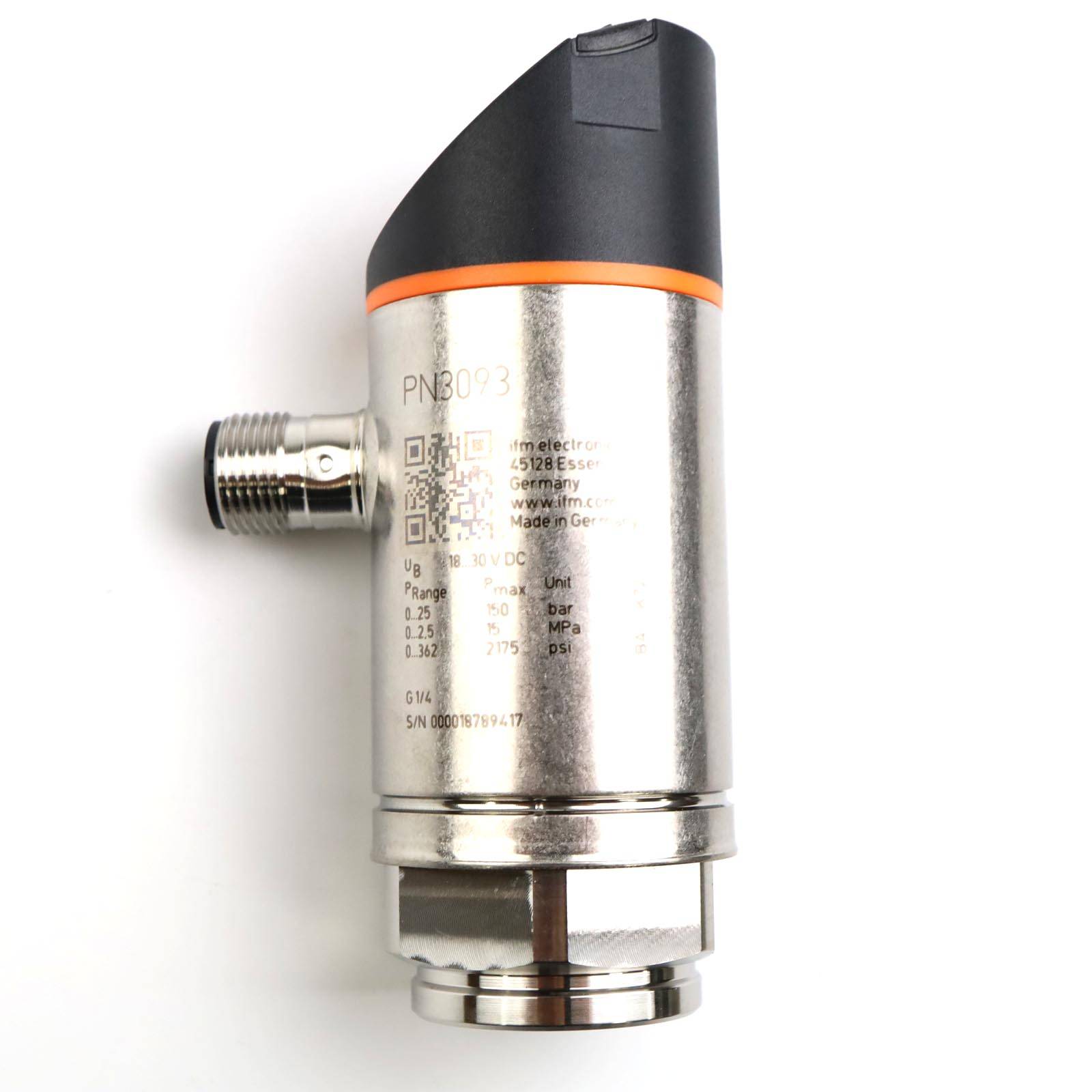 ifm Drucksensor PN3093 PN-025-RER14-MFRKG/US//V OVP-2