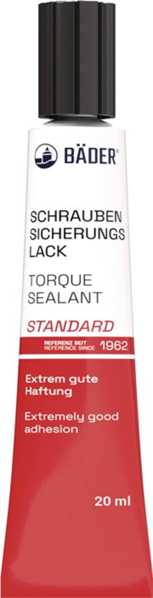 Schraubensicherungslack Stand.schwarz 20ml Tube BÄDER