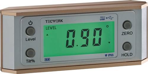 Neigungsmesser 0-90Grad dig.Abl.0,05Grad TECWERK-0