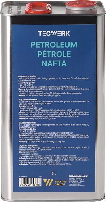 Petroleum 5l Kanister TECWERK-0