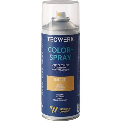 Colorspray rapsgelb seidenmatt RAL 1021 400ml Spraydose TECWERK-0