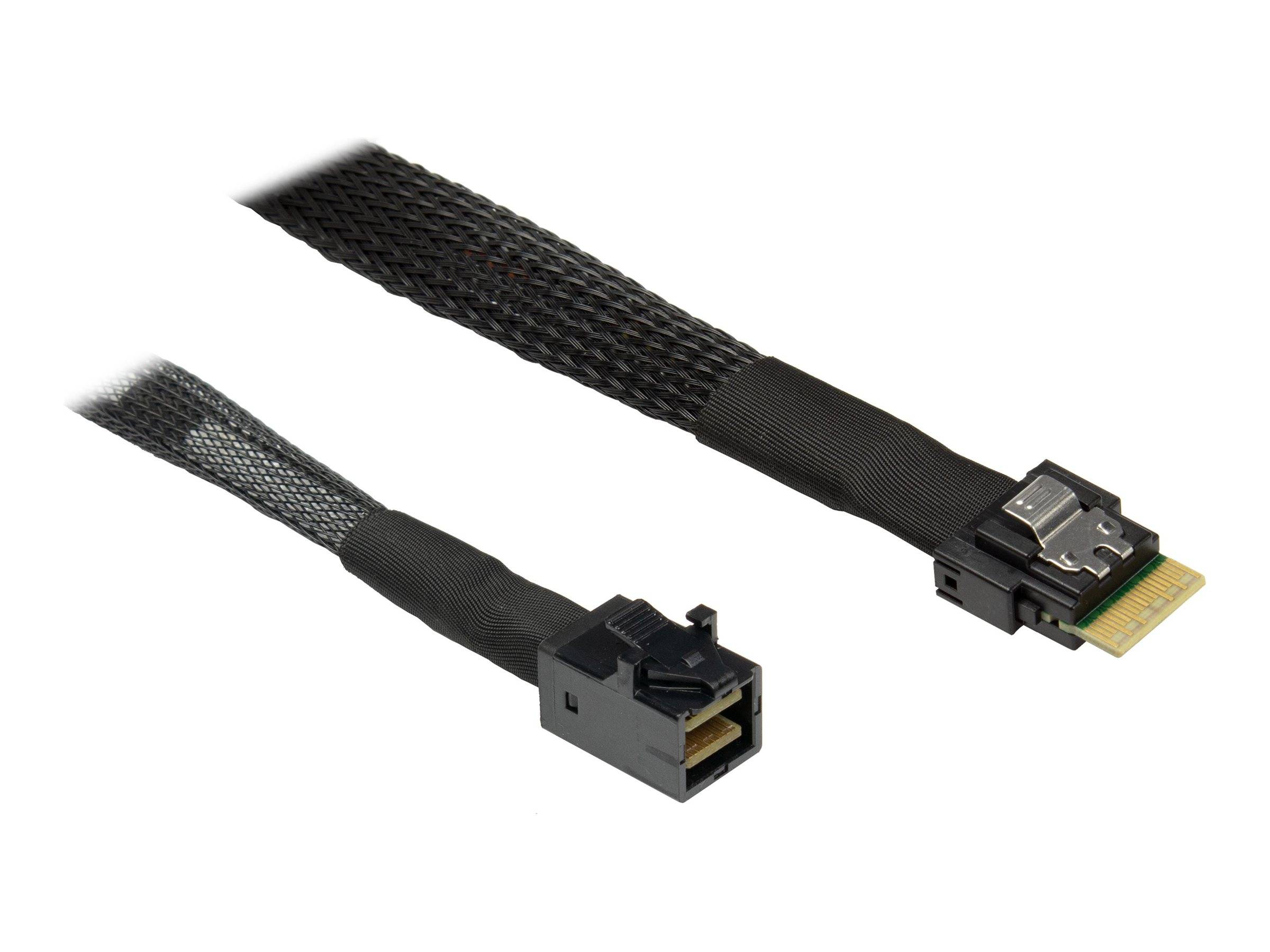 INTER-TECH - Kabel SFF 8654-4i> 8643 schwarz - Kabel-0