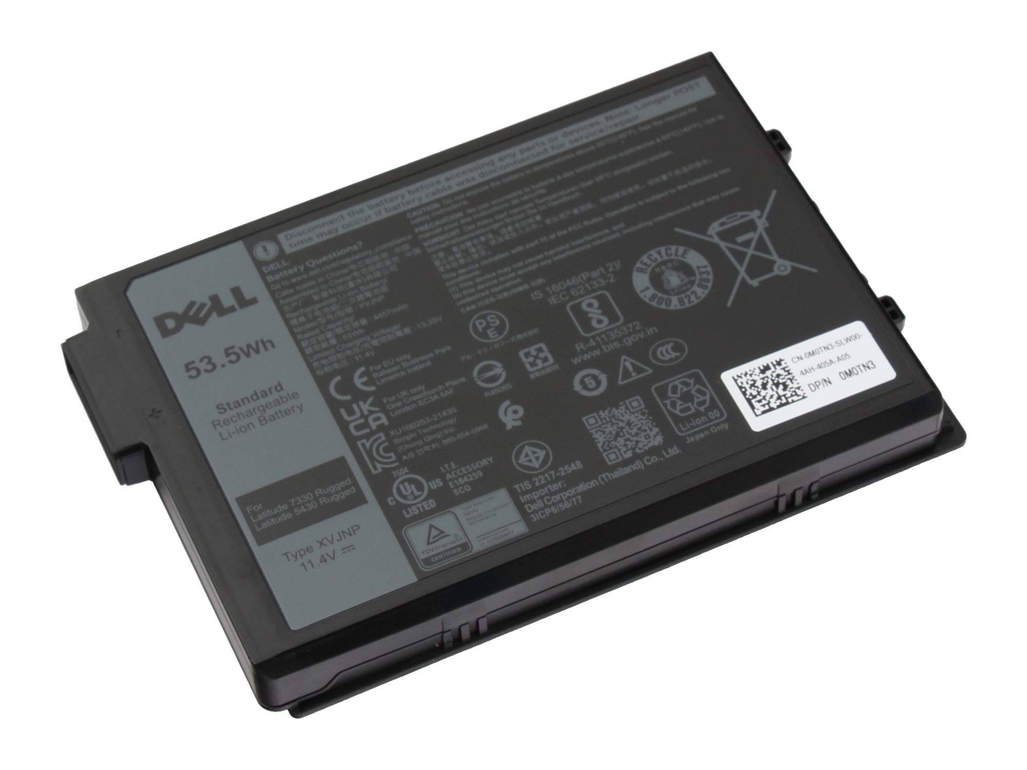 DELL - 53.5Wh 3-cell Lithium-Ion battery for Latitude laptops-0