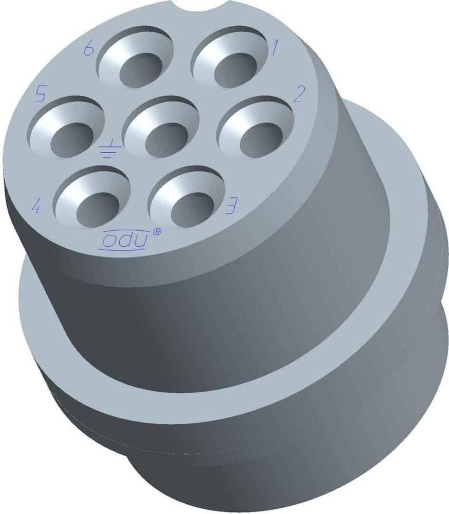 ODU Isolierkoppler 208.703.004.007.000-0