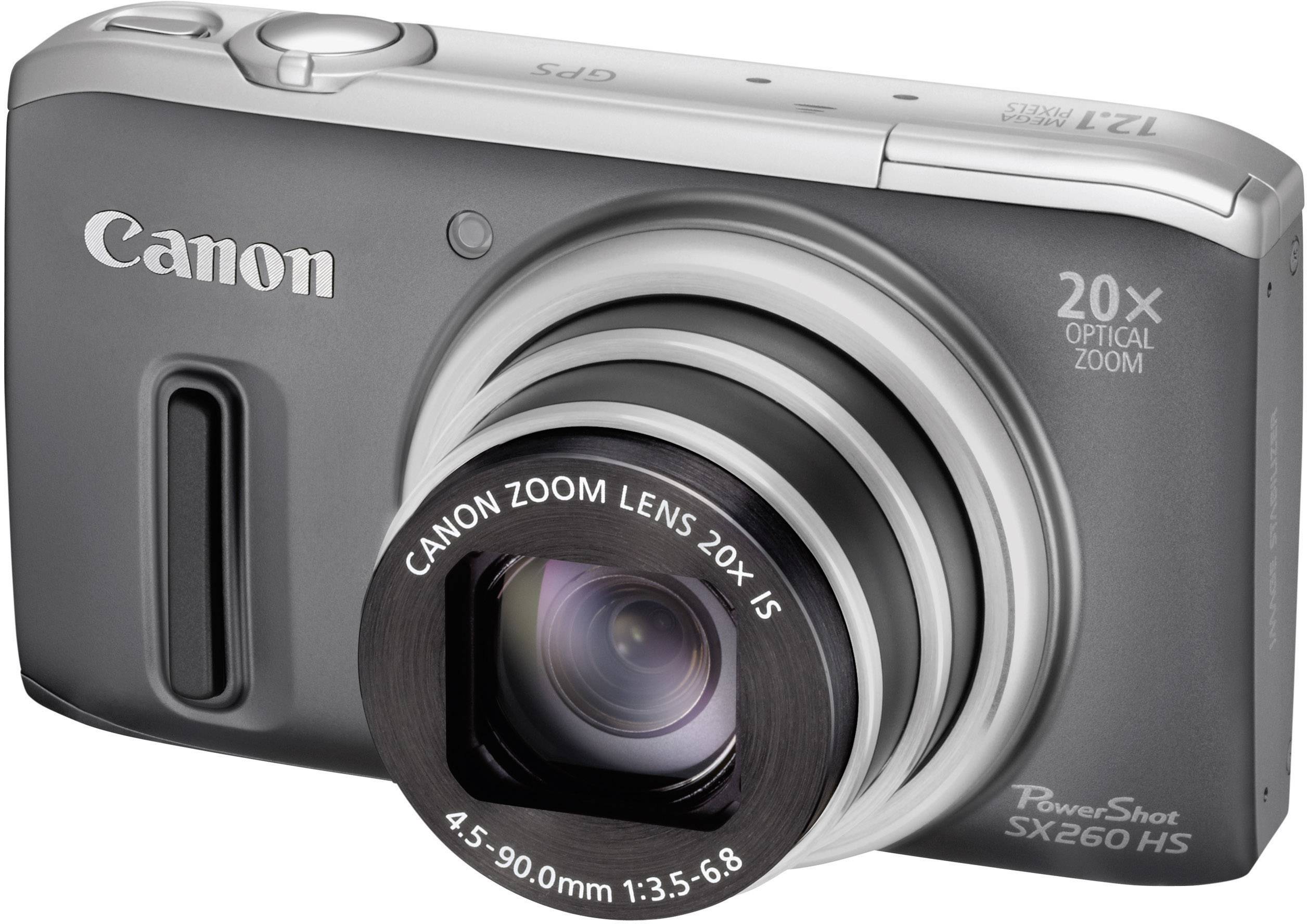 Canon PowerShot SX260 HS Digital Camera, 12.1 MPix, 20 x, 7.6 cm (3.0