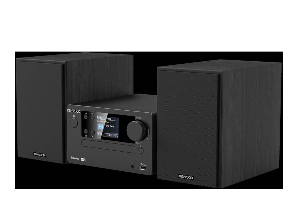 Kenwood M-725DAB-B - Microsystem - 2 x 25 Watt-0