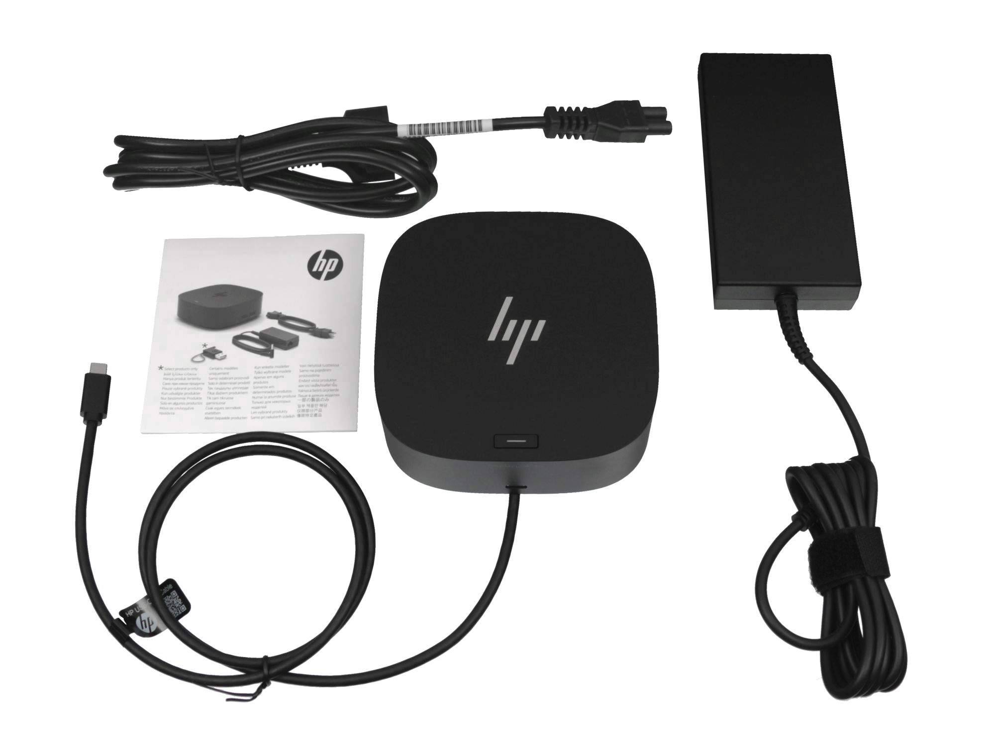 HPE L61609-001 HP Universal Dock G5 USB-C USB 3.0 Port Replikator inkl. 120W Netzteil-0