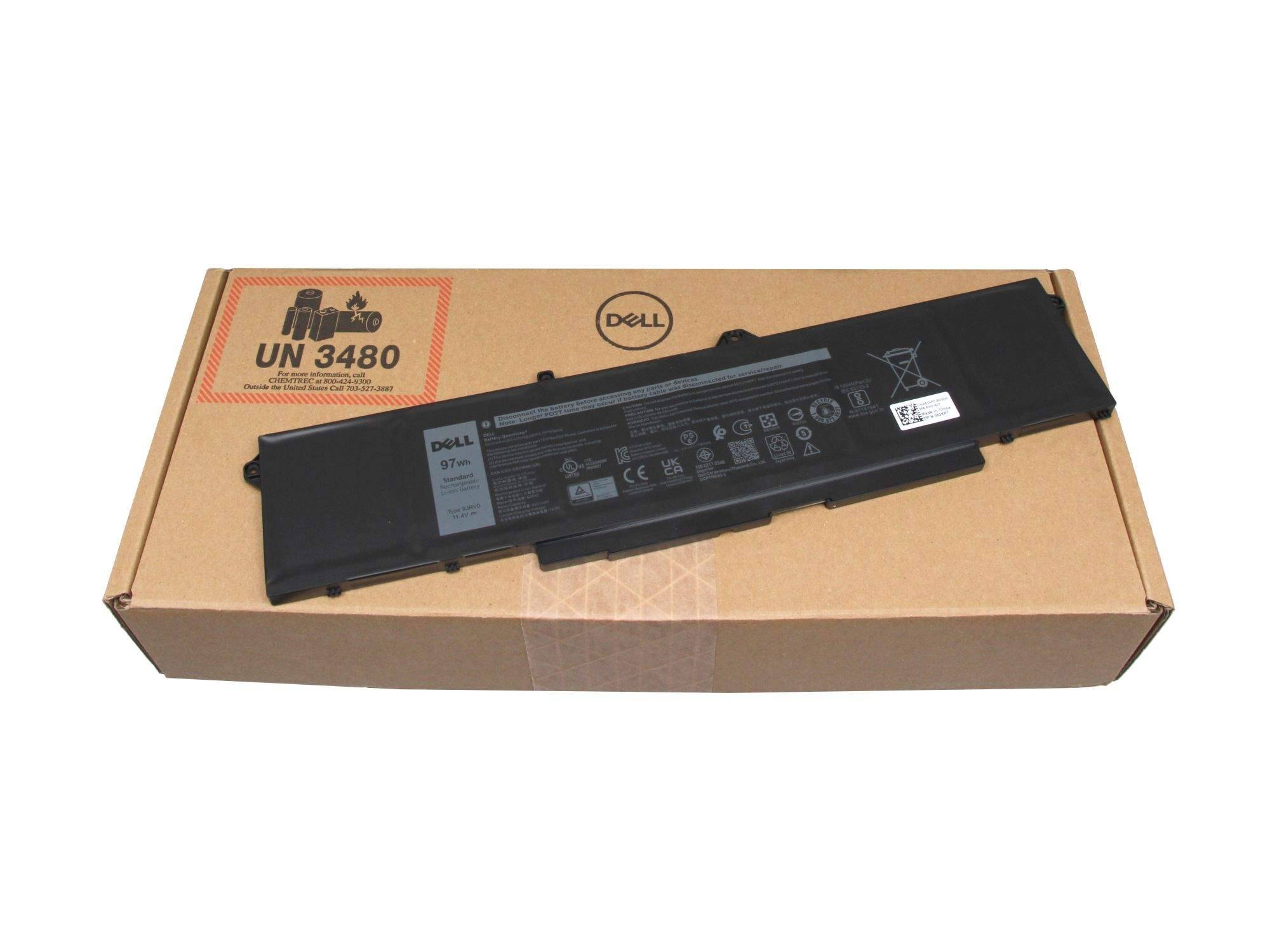 DELL - 97Wh Lithium-ion battery for - Akku - 8.071 mAh-0