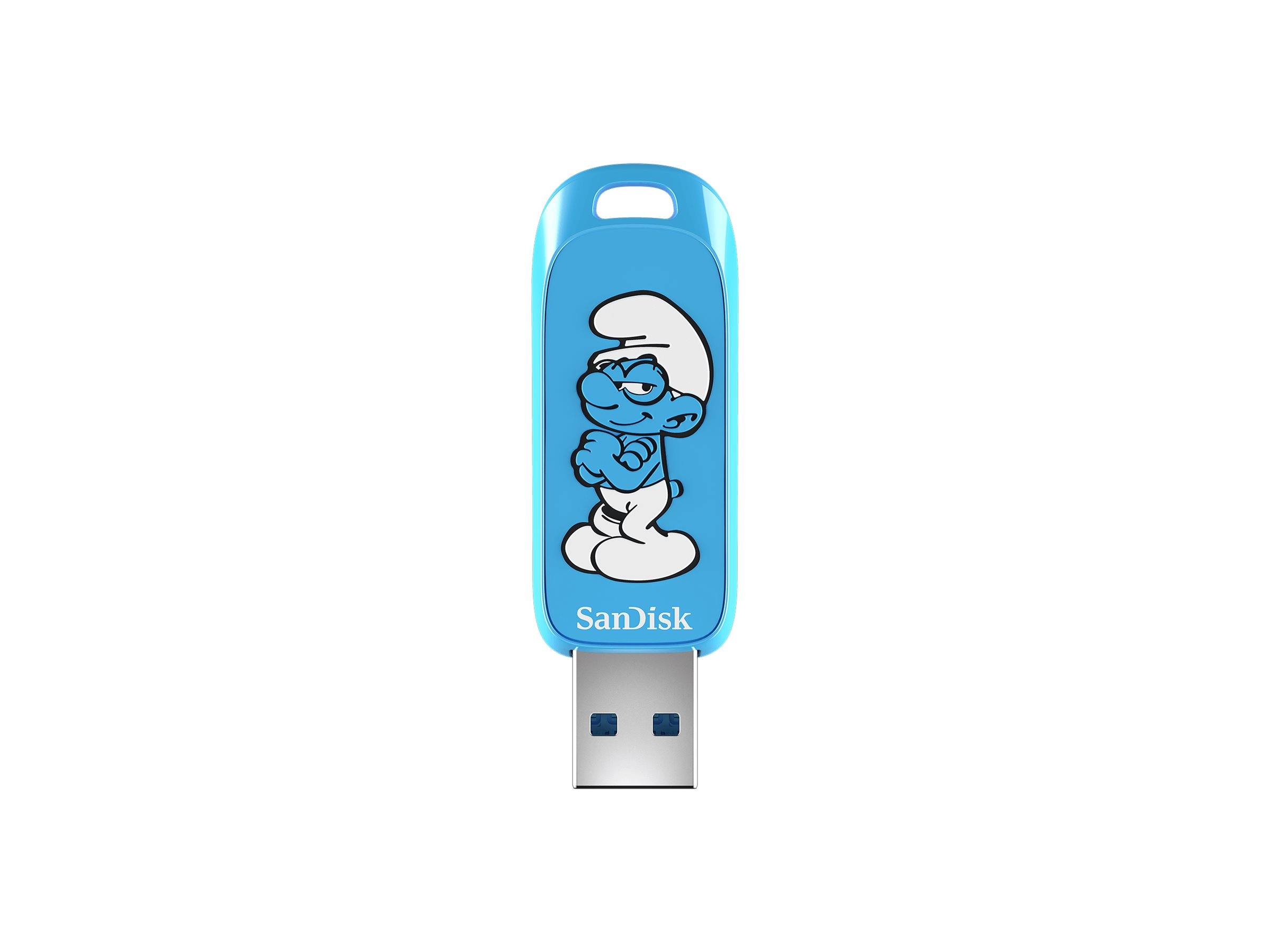 SanDisk Smurfs Brainy Smurf Edition USB-Flash-Laufwerk 64 GB USB 3.2 Gen 1-0