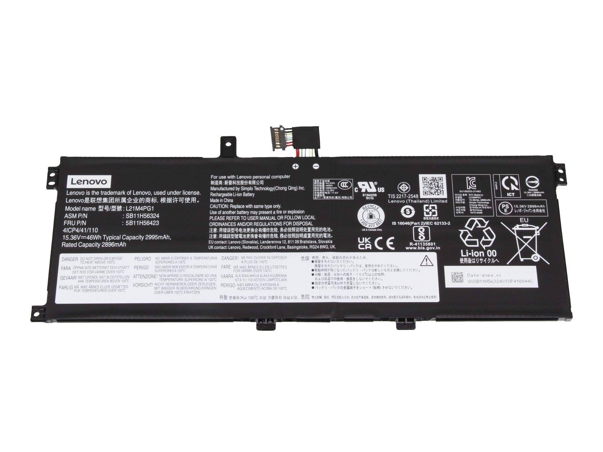 LG Energy Solution L21L4PG1 - Laptop-Batterie-1