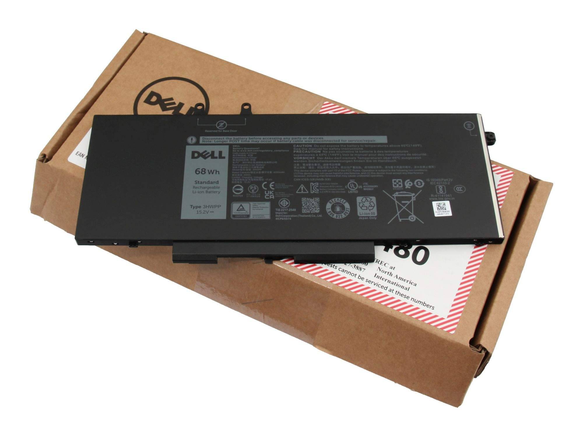 Dell 3HWPP Akku 68Wh Original - Batterie - 4.250 mAh-0